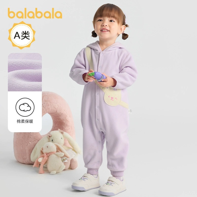 巴拉巴拉婴儿连体衣宝宝纯棉爬服