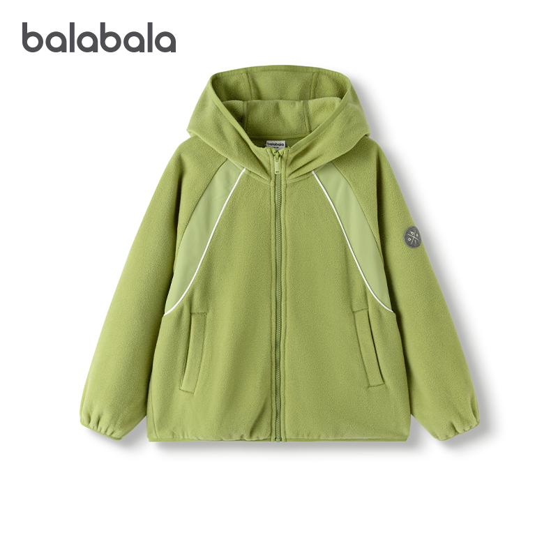 巴拉巴拉男童外套女童摇粒绒卫衣