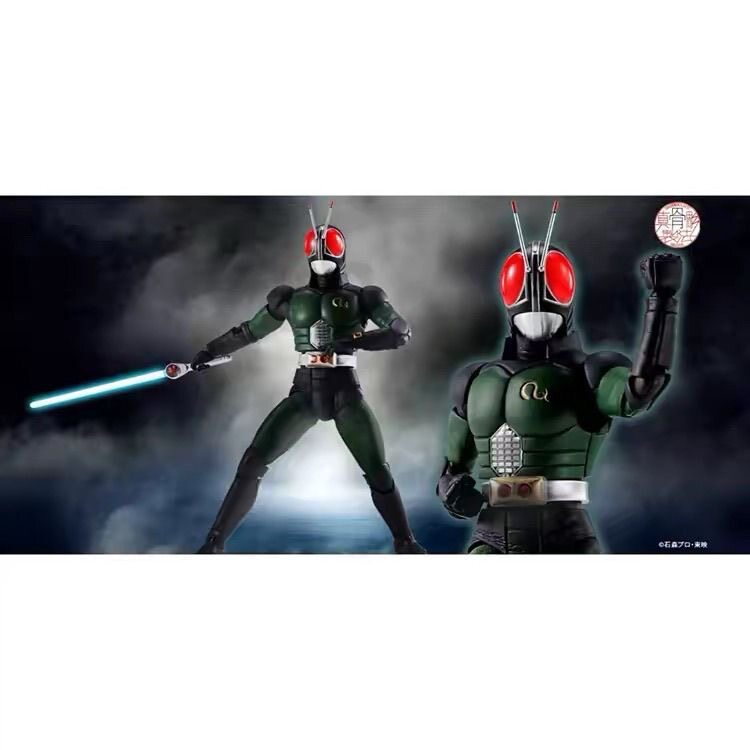万代 SHF 真骨雕 假面骑士BLACK RX 可动成品手办