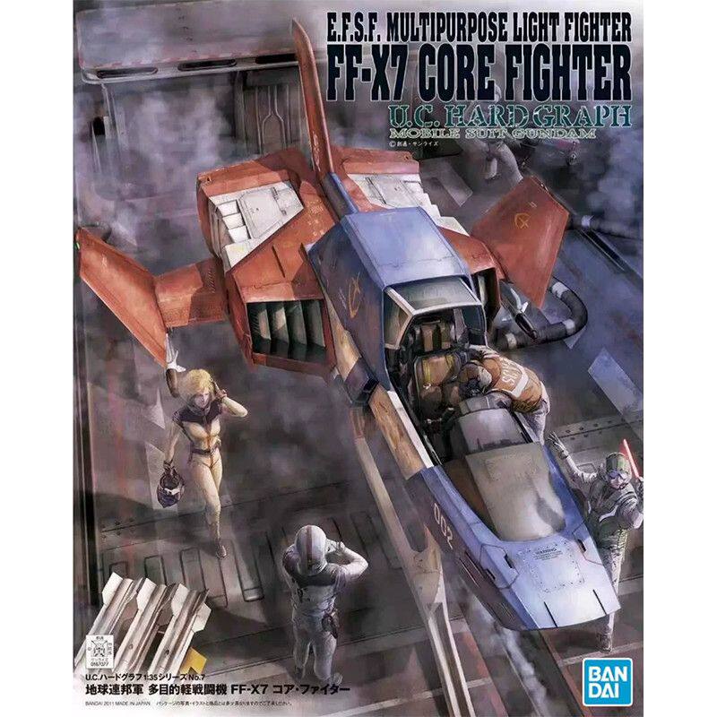 现货 万代 1/35 UCHG FF-X7 地球联邦军 高达核心战机 拼装模型