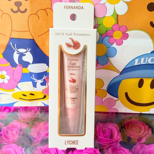 日本本土FERNANDA荔枝限定指缘油护甲油保湿滋润防倒刺6g