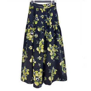 雨墨圣迪奥立秋2023新款女时尚优雅碎花百搭牛仔半身裙S233Z1151