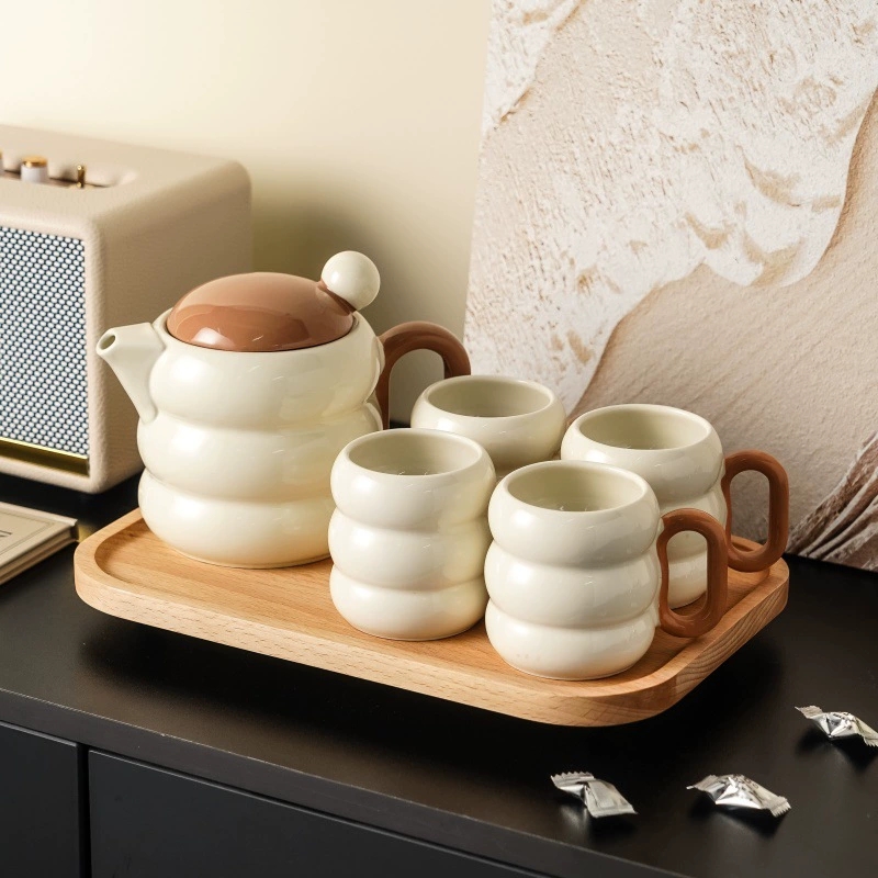 高颜值陶瓷凉水壶耐高温