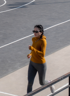 Des FR户外透气美利奴保暖打底徒步运动跑步美丽诺羊毛长袖连帽衫