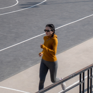 Des FR户外透气美利奴保暖打底徒步运动跑步美丽诺羊毛长袖连帽衫