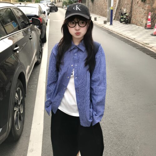 设计感小众宽松休闲长袖衬