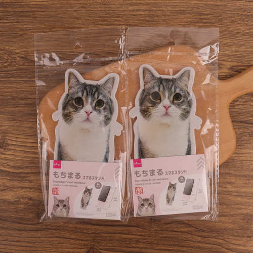 DAISO可爱猫咪桌面手机支架