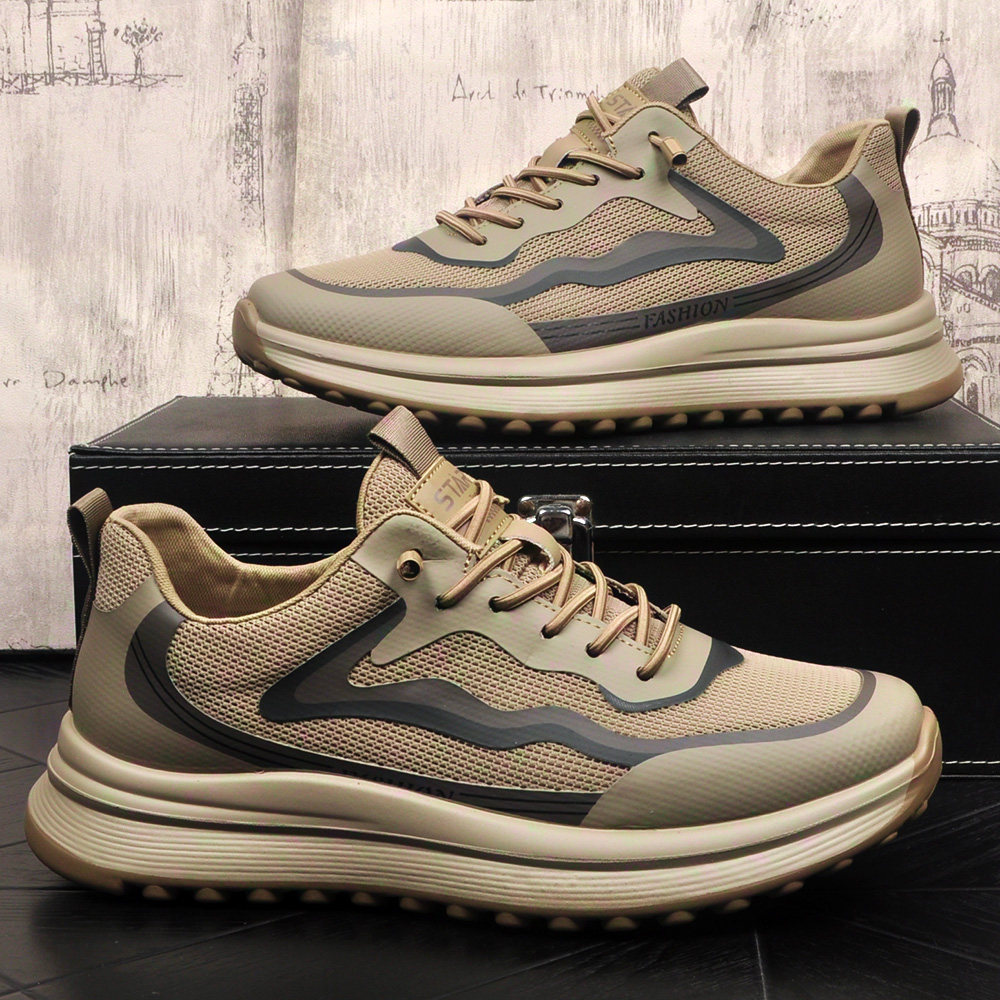 新款男士透气轻便薄款懒人运动一脚蹬潮流时尚休闲男鞋开车户外鞋