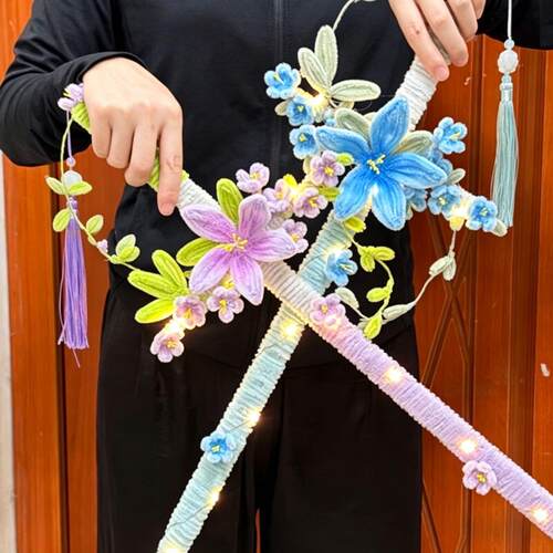 春日桃花剑扭扭棒DIY材料包