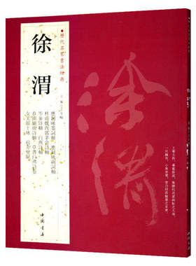 历代名家书法经典/徐渭 中国书店 繁体旁注 行书毛笔练习临摹碑帖书法作品集 草书岑参诗轴 画题跋 前赤壁赋 草书白燕诗卷