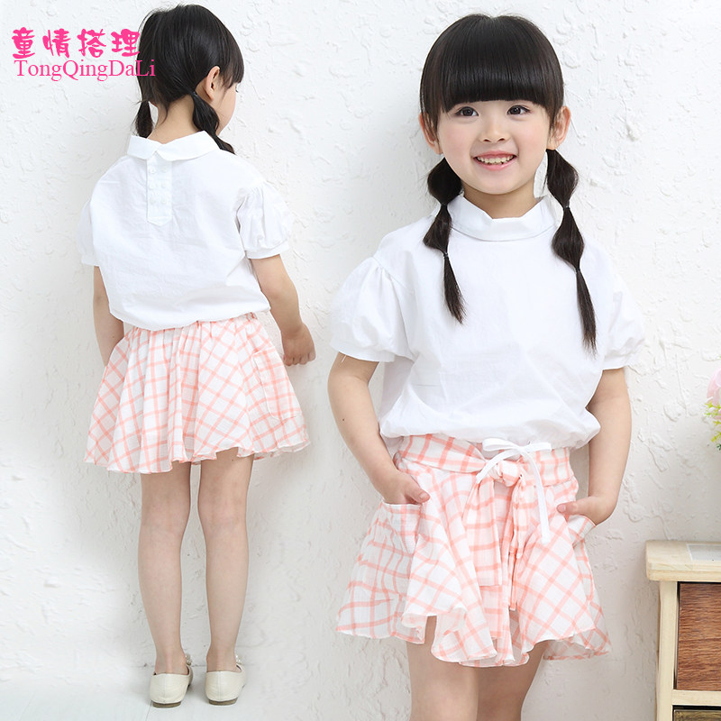 Jupe fillette en lin - Ref 2051214 Image 1