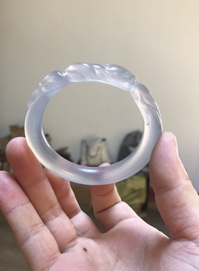 雪花棉木那玉髓手镯定制