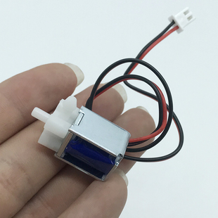 直流3.7V 微型常闭水阀排气电磁阀冷水机2通电控水阀 12V