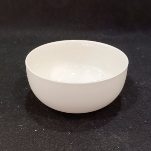 碗餐具微波炉吃饭碗亮光白简约纯色泡面碗沙拉碗餐厅餐馆饭碗微瑕
