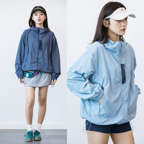 户外运动网眼UPF50原纱防晒衣