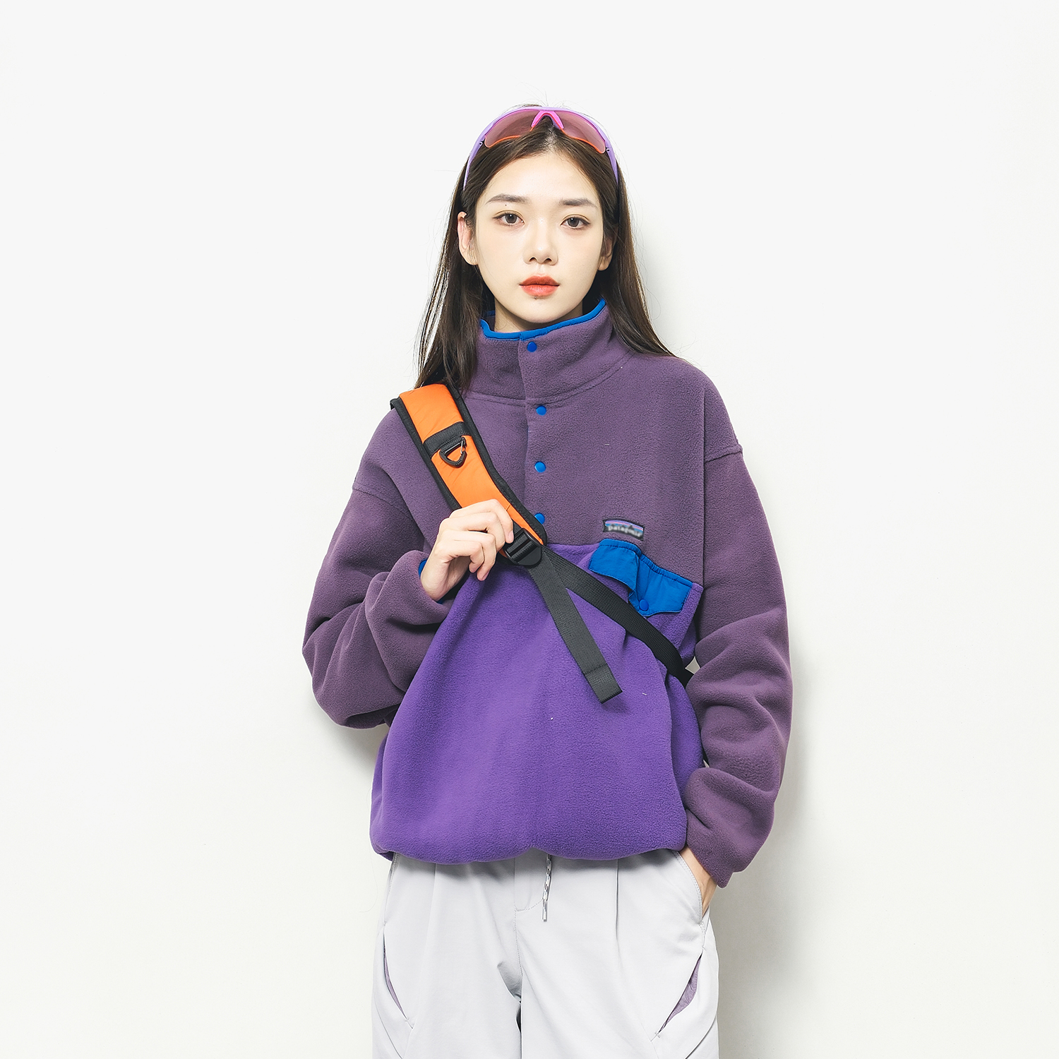 户外摇粒绒登山抓绒衣外套内搭