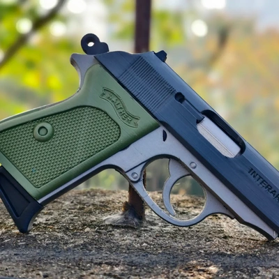 PPK等比例全结构抛壳壳玩具枪