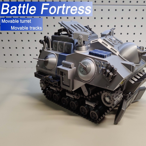 红色警戒战车坦克模型