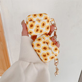 2代耳机壳AirPods Pro2蓝牙耳机保护套苹果1 3代耳机壳ins硅胶软 4代印花黄色雏菊适用苹果AirPods AirPods