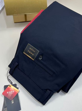 雅戈尔正品蓄热保暖秋冬薄绒休闲裤弹力商务休闲厚长裤319934FWA