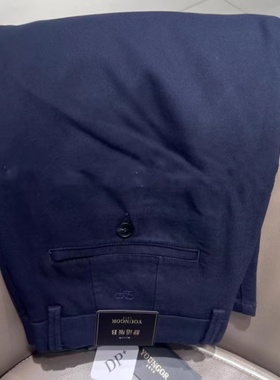 【DP免烫】雅戈尔休闲裤男黑色高端直筒裤B版宽松版秋冬329979AWB