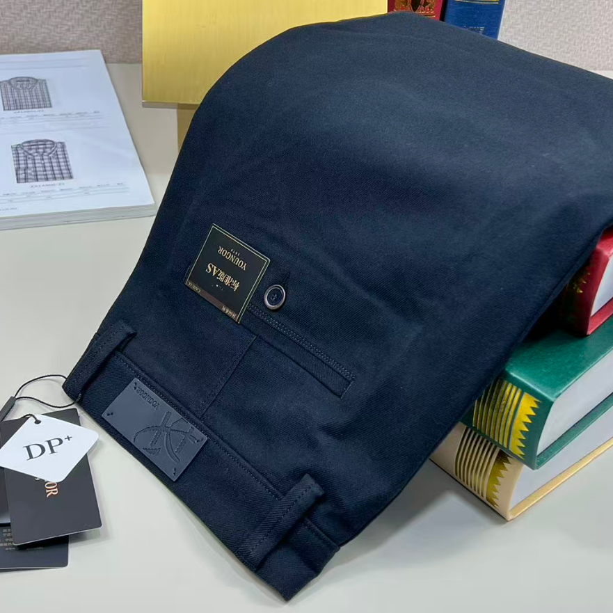 雅戈尔男秋款DP免烫商务休闲长裤