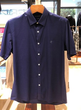 雅戈尔HSM夏季新款商务全棉短袖衬衫男HSMY12655FFY