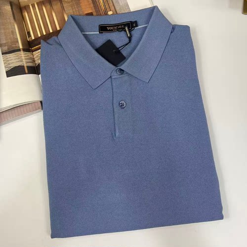 雅戈尔男士短袖POLO衫高弹透气