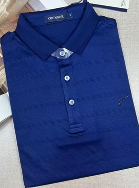 【宾霸】雅戈尔夏季男士短袖T恤宾霸铜氨天丝正品polo衫540164FCA