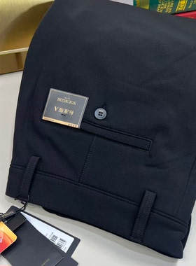 【蓄热加绒加厚】雅戈尔休闲裤男保暖直筒弹力冬季厚款319933AWA