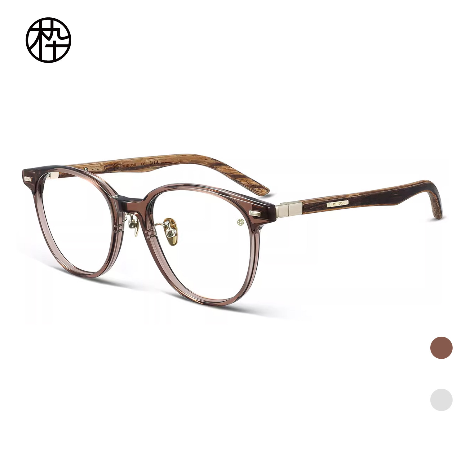 木九十MJ12FN1065专柜正品眼镜框方圆形时尚高级感木腿素颜镜男女,ZIPPO/瑞士军刀/眼镜,眼镜架,淘宝优惠券,粉丝福利购,淘宝优惠卷