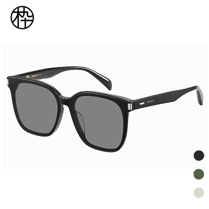 木九十专柜正品MJ12SM1597经典黑超造型方框全息飘面偏光太阳镜