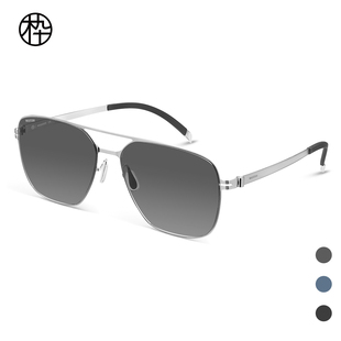 木九十专柜正品MJ1SN1503酷太阳镜飞行员框超轻金属薄片潮流墨镜