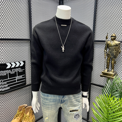 网红同款毛衣男潮流百搭美式复古
