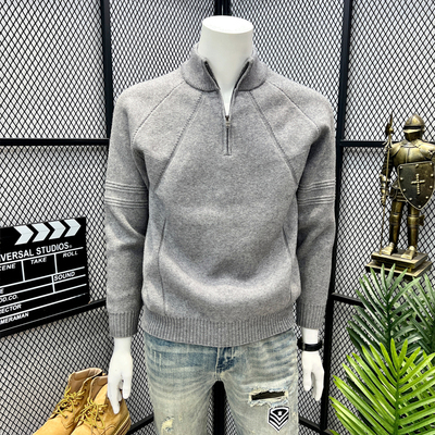 网红同款毛衣男潮流百搭美式复古