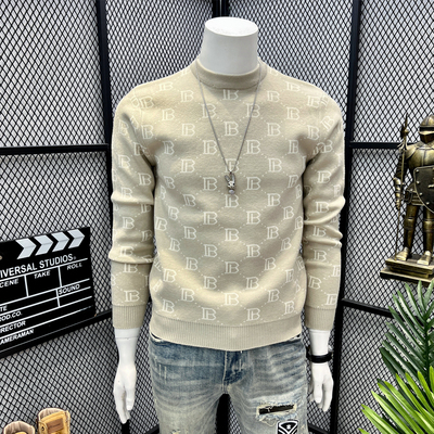 网红同款毛衣男潮流百搭美式复古