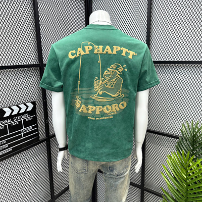 夏季宽松休闲ins短袖上衣潮牌