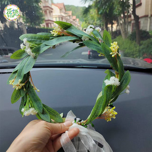 啦啦队橄榄枝头饰 运动员颁奖仿真橄榄叶头箍 方针入场式道具