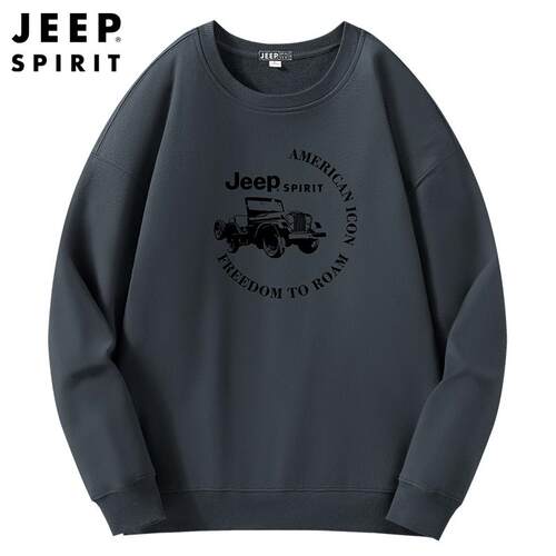 亲肤JEEPSPIRIT长袖圆领