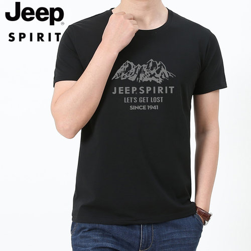 短袖T恤JEEPSPIRIT休闲男士