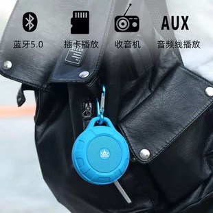 ROYQUEEN/朗琴 T350蓝牙音箱户外小音响迷你骑行重低音收音机