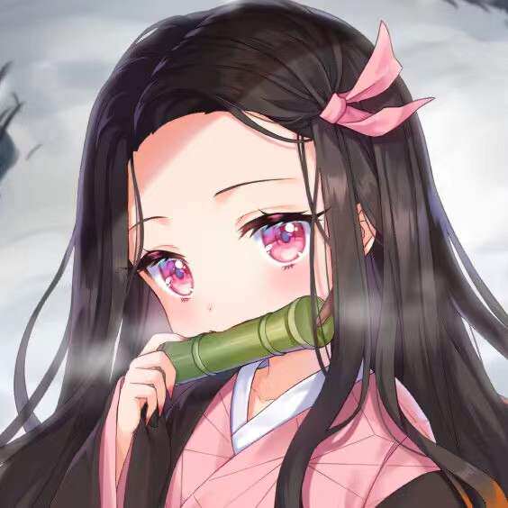 钻石画5d满钻卡通动漫鬼灭之刃祢豆子可爱女孩儿童卧室贴钻粘贴画