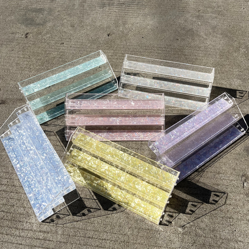 亚克力谷美冰裂纹吧唧架