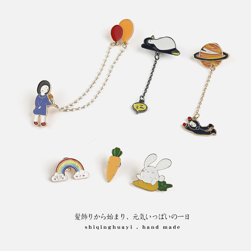 Brooch summer Emptied badge Chest card lovely solar system men and women summer 2021 new pattern Pin Cartoonin the Accessories/Fashion Jewelry, Brooch  category - from Buy2taobao.com to provide professional Taobao agent buy service