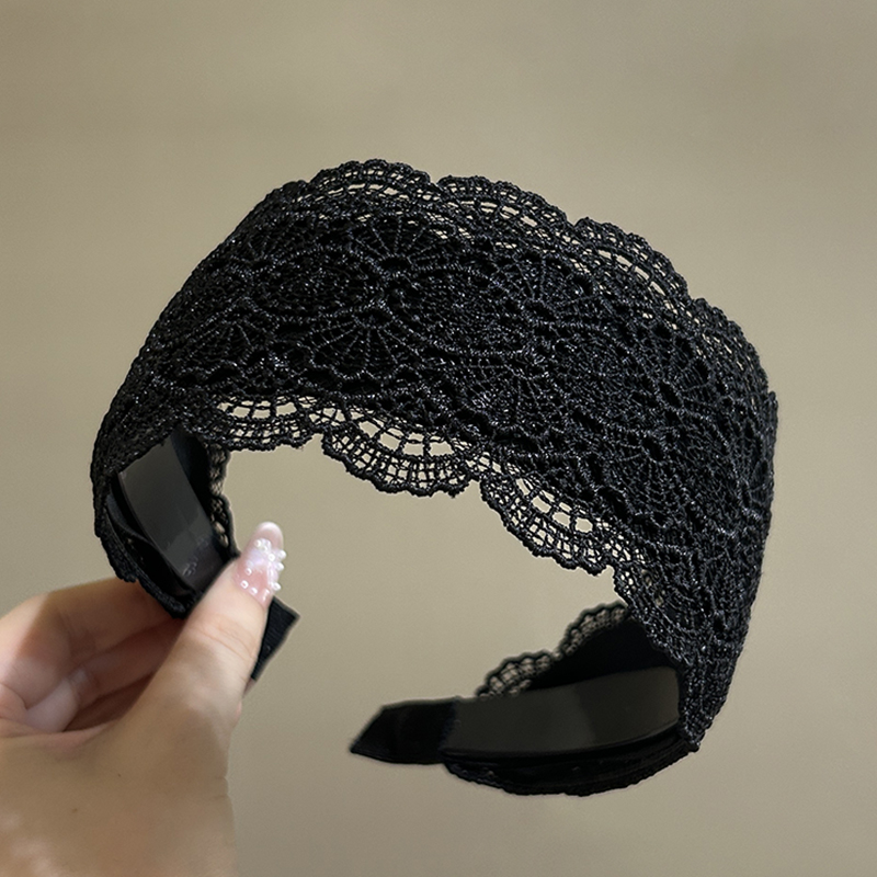 诗情画意蕾丝遮白发发箍