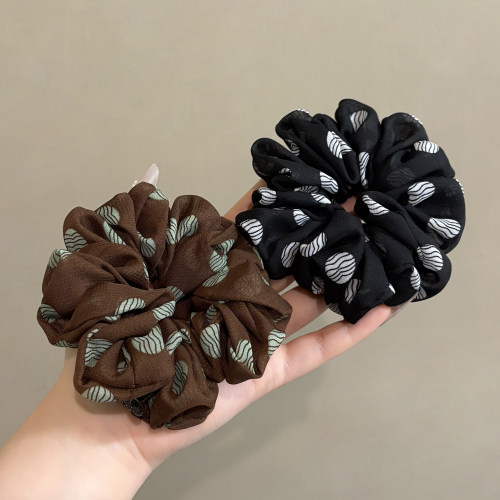 诗情画意印花优雅大肠发圈