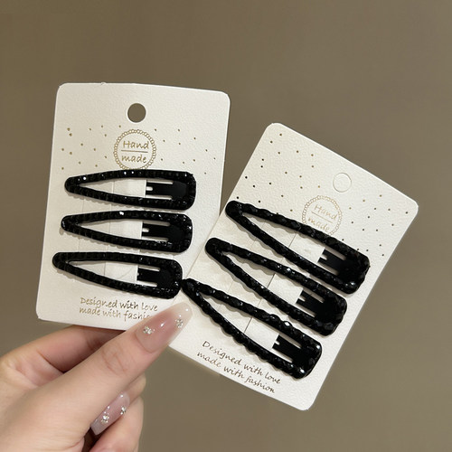 诗情画意水钻bb夹刘海夹