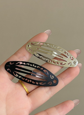 异域风情民族风前额刘海一字侧边夹发夹子头饰头发卡子女钢夹BB夹