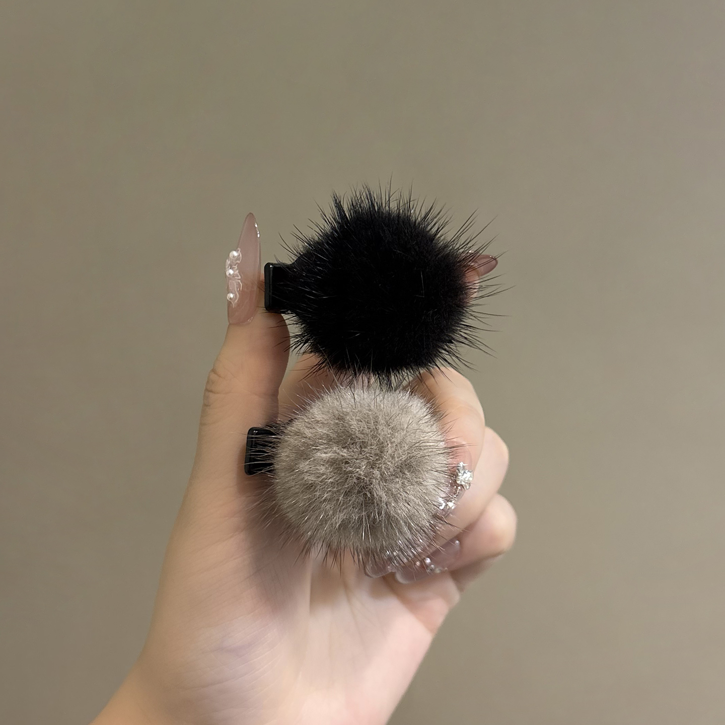 诗情画意水貂毛小号鸭嘴夹