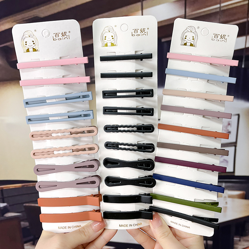 彩色简约鸭嘴夹刘海夹